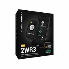 Compustar RFX-2WR3-FM 2WR3 with LTE 2-Way, 1-Button RFX Bundle with Drone DR-X1