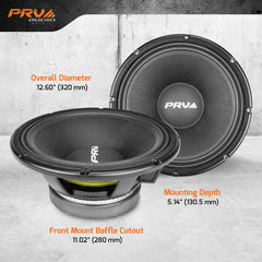 PRV Audio 12MB1500 12" Midbass Loudspeaker