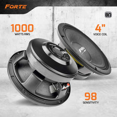 PRV Audio 12MB2000FT 12" Midbass Loudspeaker