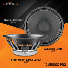 PRV Audio 12MR1000 PRO 12" Midrange Loudspeaker