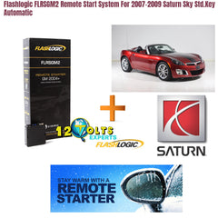 Flashlogic FLRSGM2 Remote Start System For 2007-2009 Saturn Sky Std.Key Automatic