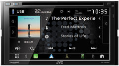 JVC KW-V960BW Multimedia Receiver Featuring 6.8" Clear Resistive Touch Monitor