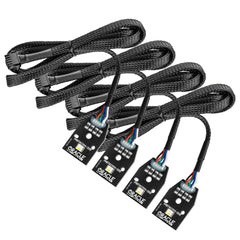 Oracle Lighting 1443-335 - 2015-2021 Dodge Charger ColorSHIFT RGB+W Headlight DRL Upgrade Kit - ColorSHIFT - w/BC1 Controller