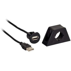 Heise Axxess Male USB to Female USB Jack with Mount