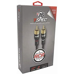 T-SPEC - V16 Series Rca Audio Cables - 17 Feet,V16 Series Audio Cables (V16RCA-172)