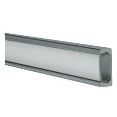 Heise - 1M Track - Silver Anodized Aluminum - Frosted Surface Mount (HE-ATFL)