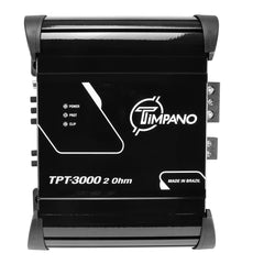 Timpano Audio TPT-3000 2 Ohm 3000 Watts Car Audio Amplifier Full Range 1 Channel Compact 12 volts Monoblock Fullrange Class D Car Amp