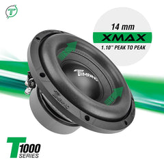 Timpano Audio TPT-T1000-10 D4 10" Car Audio Subwoofer 1000 Watts Dual 4 Ohm Deep Low Tones
