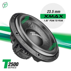 Timpano Audio TPT-T2500-15 D4 15" Car Audio Subwoofer 2500 Watts Dual 4 Ohm High Performance