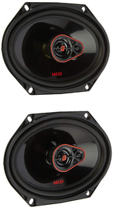 Cerwin Vega H7683 720W Peak (120W RMS) 6"x8" HED Series 3-Way Coaxial Car Speakers