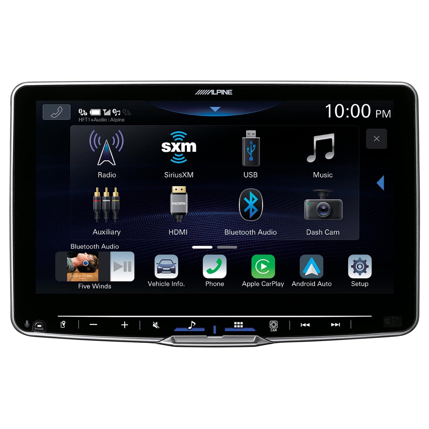 Alpine Halo9 iLX-F509 9" Digital Multimedia Receiver w/Apple CarPlay/Android Auto