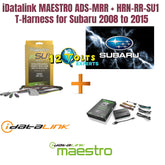 iDatalink MAESTRO ADS-MRR + HRN-RR-SU1 T-Harness for Subaru 2008 to 2015