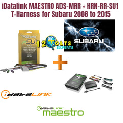 iDatalink MAESTRO ADS-MRR + HRN-RR-SU1 T-Harness for Subaru 2008 to 2015