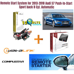 Remote Start System for 2013-2018 Audi S7 Push-to-Start Sport back 8 Cyl. Auto