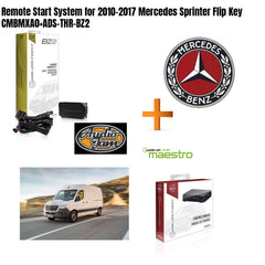 Remote Start System for 2010-17 Mercedes Sprinter Flip Key CMBMXA0+ADS-THR-BZ2