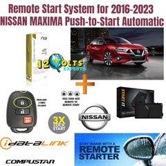 Car Remote Start System for 2016 -2023 Fits Nissan Maxima Push-to-Start Automatic