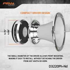 PRV Audio D3220Ph-Nd 2" Exit Midrange Compression Driver