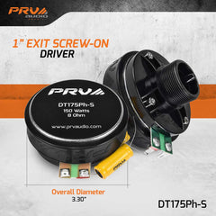 PRV Audio DT175Ph-S 1" Exit Phenolic Compression Driver