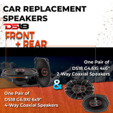 Car Speaker Replacement fits 2004-2005 for Chevrolet Malibu Classic