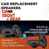 Car Speaker Replacement fits 1979-1980 for Toyota Cressida