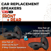 Car Speaker Replacement fits 1994-1995 for Nissan Pathfinder