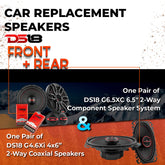 Car Speaker Replacement fits 1998-2000 for GMC Sonoma