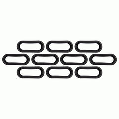 Metra Heise Trailer Grommet 6 Inch Oval Rubber - 10 Pack