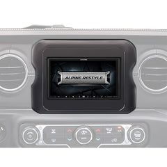 Alpine I407-WRA-JL 7" Shallow Chassis Multimedia Receiver w / Powerstack for Jeep Wrangler 2018-Up 2020-Up Gladiat