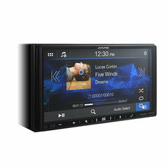 Alpine ILX-407 7" Double-DIN Shallow Chassis Digital Media Receiver W / Apple CarPlay & Android Auto