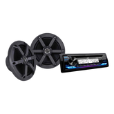 JVC KD-PKT92MBS Marine / UTV CD Receiver & Speakers Package (KD-T92MBS + CS-MS620)