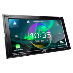 JVC KW-M875BW 6.8" Short Chassis Multimedia Receiver w/Wireless Apple Carplay & Android Auto