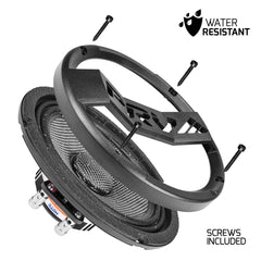 PRV Audio MT6MR400CF-NDY-4 SLIM 6.5" Carbon Fiber Neodymium Midrange Loudspeaker