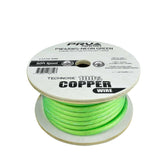 PRV Audio PW4AWG-NEON GREEN Pure Oxygen Free Copper Power Wire