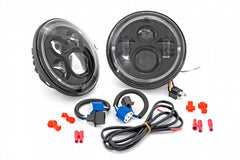 Rough Country RCH5400 7 Inch DRL Halo LED Headlights DOT Approved | Jeep Wrangler TJ 4WD (1997-2006)