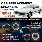 Car Speaker Replacement fits 1978-1985 for Mazda 626