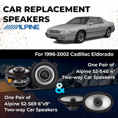 Car Speaker Replacement fits 1996-2002 for Cadillac Eldorado