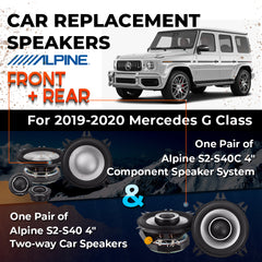Car Speaker Replacement fits 2019-2020 for Mercedes G-Class