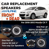 Car Speaker Replacement fits 2010-2012 for Mazda CX-7