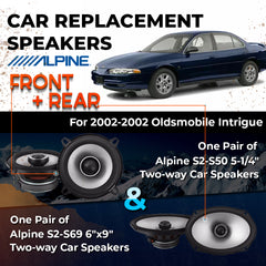 Car Speaker Replacement fits 2002-2002 for Oldsmobile Intrigue