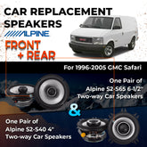 Car Speaker Replacement fits 1996-2005 for GMC Safari