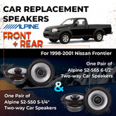 Car Speaker Replacement fits 1998-2001 for Nissan Frontier