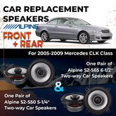Car Speaker Replacement fits 2005-2009 for Mercedes CLK-Class