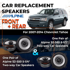 Car Speaker Replacement fits 2007-2014 for Chevrolet Tahoe