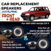 Car Speaker Replacement fits 1997-2001 for Honda CR-V