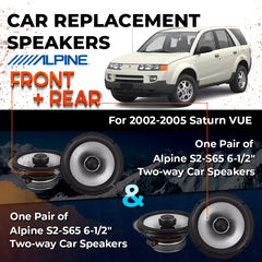 Car Speaker Replacement fits 2002-2005 for Saturn VUE