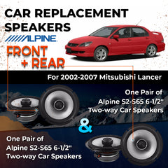 Car Speaker Replacement fits 2002-2007 for Mitsubishi Lancer