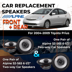 Car Speaker Replacement fits 2004-2009 for Toyota Prius