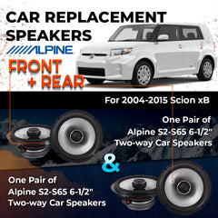 Car Speaker Replacement fits 2004-2015 for Scion xB