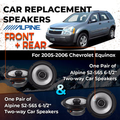 Car Speaker Replacement fits 2005-2006 for Chevrolet Equinox