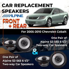 Car Speaker Replacement fits 2005-2010 for Chevrolet Cobalt